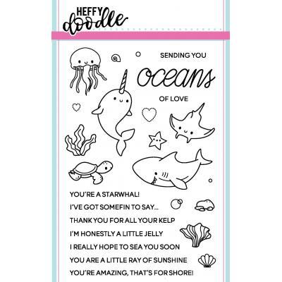Heffy Doodle Clear Stamps - Oceans Of Love